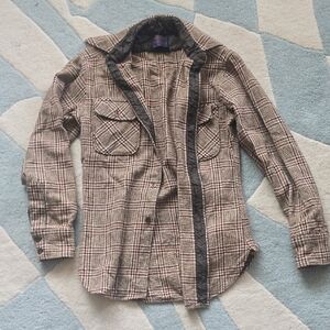 Pendleton Wool Plaid Shirt - Blue and Brown